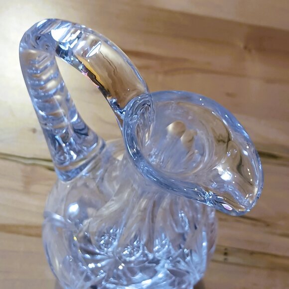 VINTAGE German lead crystal decanter brilliant pinwheel cut - perfect condition - Picture 7 of 8